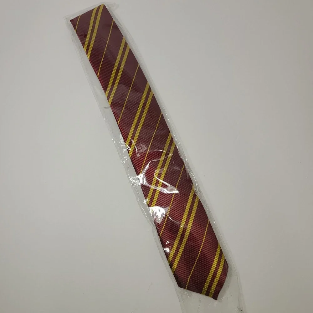 New In Package. Kids Harry Potter Like Tie. Burgundy And Yellow. Cosplay.